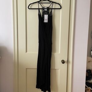 Black Wrap Sundress
